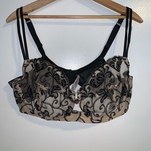 Black Lace Demi Bra